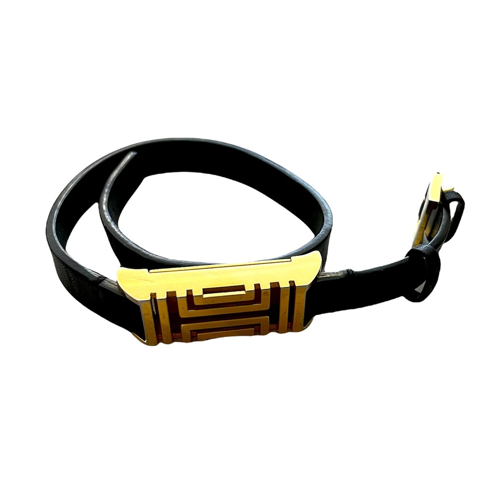 TORY BURCH Leather Double Wrap Bracelet for Fitbit Flex